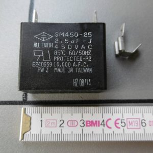Kondensator SM450-25 2,5µF 450VAC