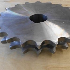 10018556, Zweifach Kettenrad mit Bohrung 50mm und Keilnut , Z=20 1 1/2"x1" 24B-2 DIN 8187, Eriks Deutschland GmbH 10018556, Zweifach Kettenrad mit Bohrung 50mm und Keilnut , Z=20 1 1/2"x1" 24B-2 DIN 8187, Eriks Deutschland GmbH